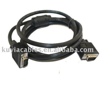 15Pin SVGA VGA Cable de extensión M / M macho a macho para PC proyector